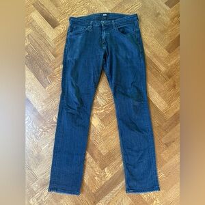 PAIGE Federal Denim Blue‎ Jeans Stretch Casual Zip Fly Staple Dark Wash Comfy 33